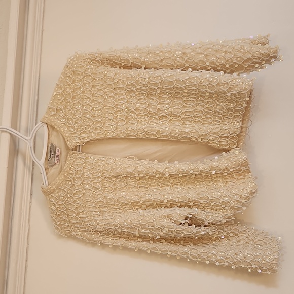 SIMPSON’S St. Regis Room Vintage Sequin Cardigan - Picture 2 of 5